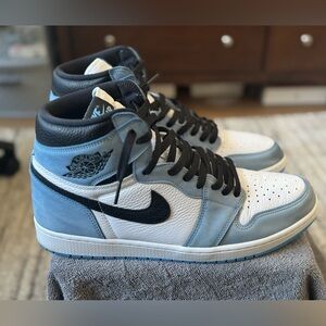 Size 14 - Jordan 1 Retro OG High University Blue (Worn 4 Times) w/ Original Box